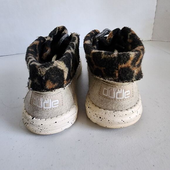 Hey Dude Britt Black Cheetah Shoes Womens 7 Tan Leopard The Buckle - Picture 5 of 11